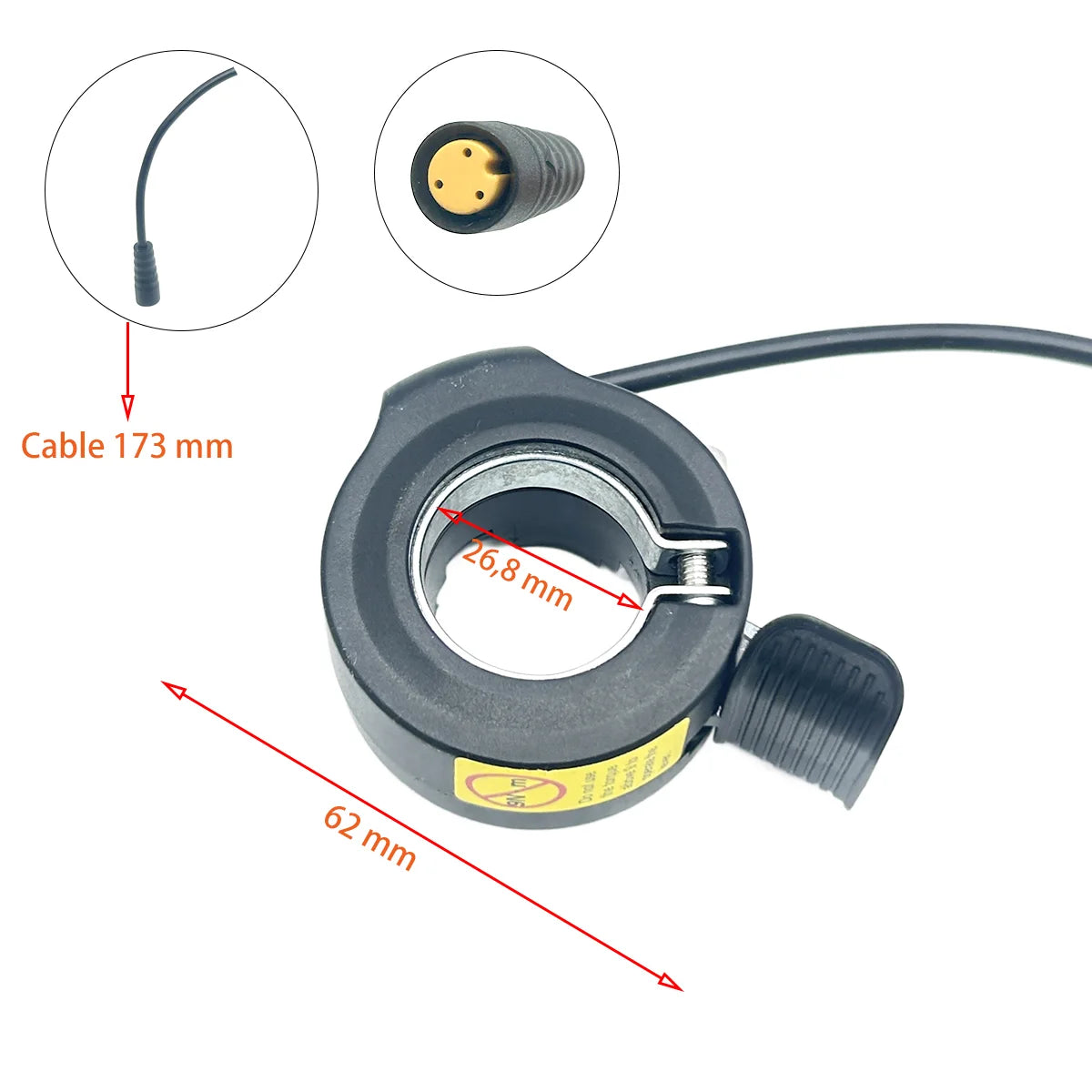 Accélérateur pour Bogist Urbetter M6, Ecoxtrem Bison, B-Mov freestyle 5