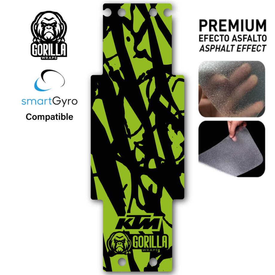 Base antidérapante Gorilla KTM verte pour trottinette SmartGyro