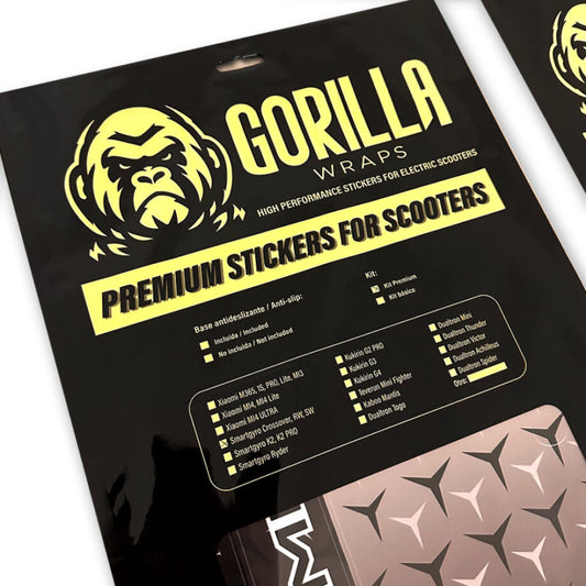 Base antidérapante Gorilla KTM Jaune pour trottinette SmartGyro