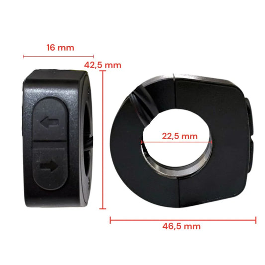 Bouton clignotant d'origine pour scooter NAVEE N65