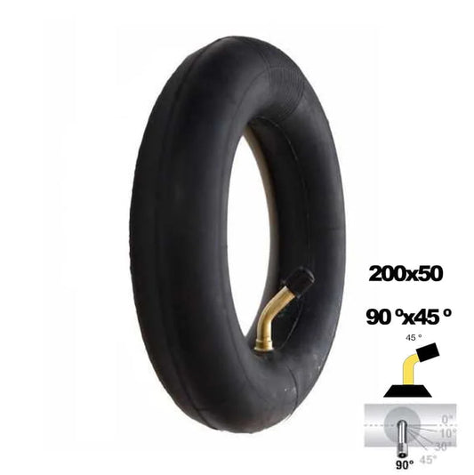 Chambre à air 200×50 Valve pliée à 45º. Premium