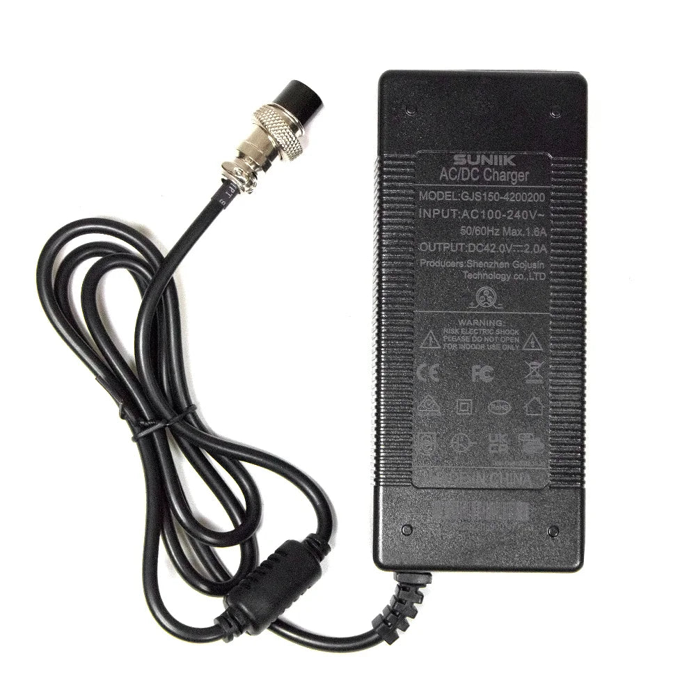 Chargeur premium 42V 2A connecteur GX16 3 broches