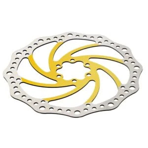 160mm yellow brake disc – 6 holes