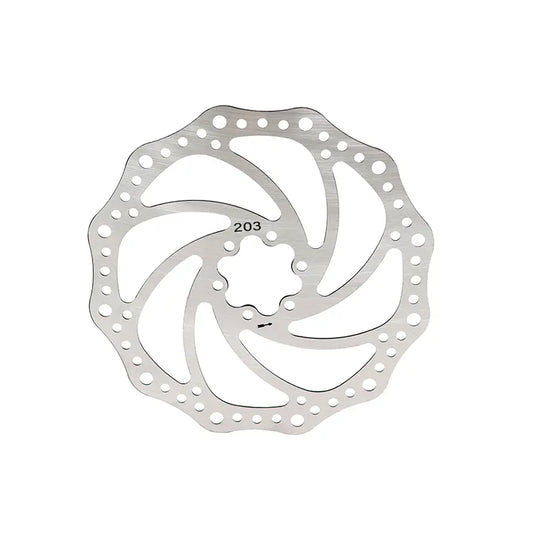 Disque de frein pour trottinette électrique 6 trous 203 mm