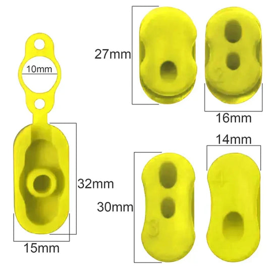 Gummisatz für Xiaomi-Scooter-Kabel, gelb