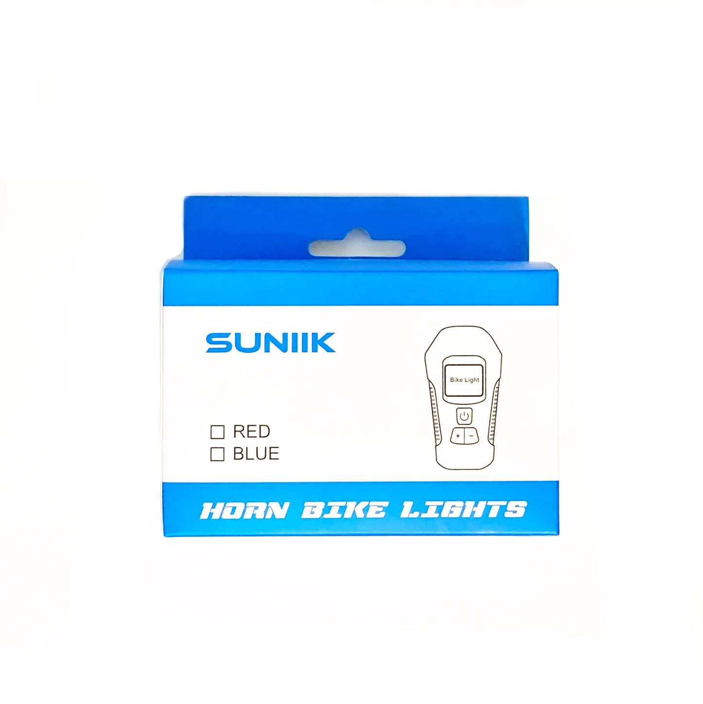 Suniik removable front headlight with horn