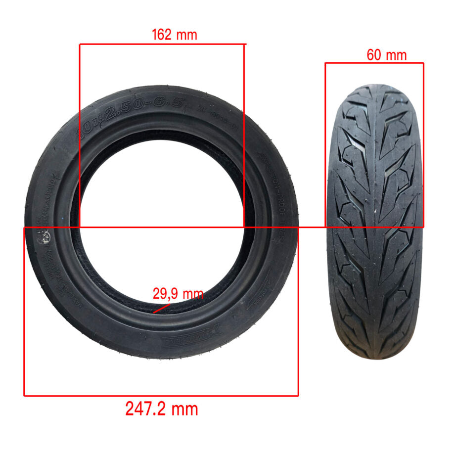 Pneu 10×2,5-6,5 60/70-6,5 Cityroad Xuancheng