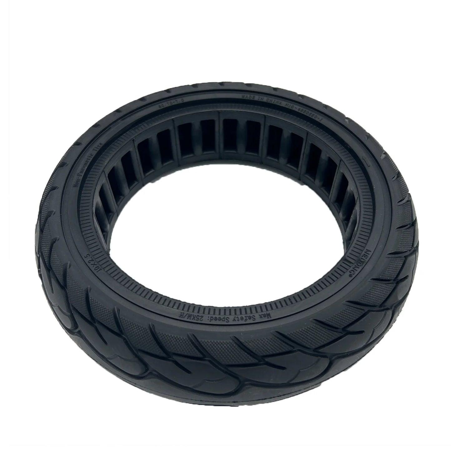 Nedong 10×2.5 60/70-7 Black Solid Tire
