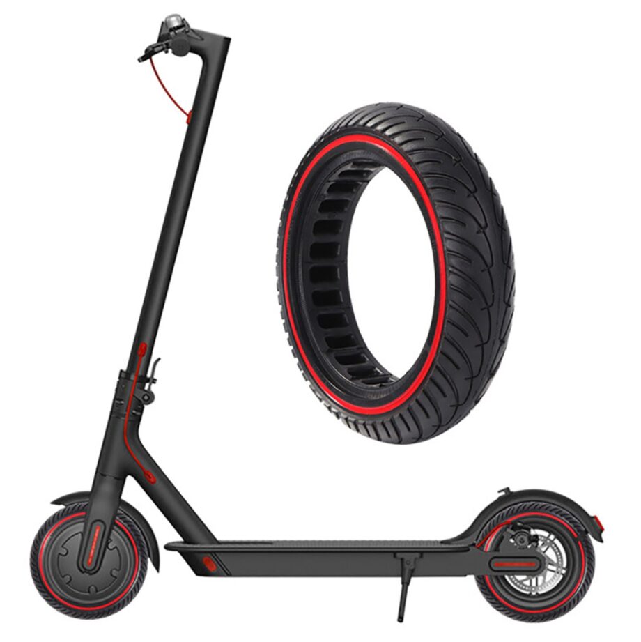 Pneu plein 1ultralégère 8,5×2 – Ligne rouge Nedong