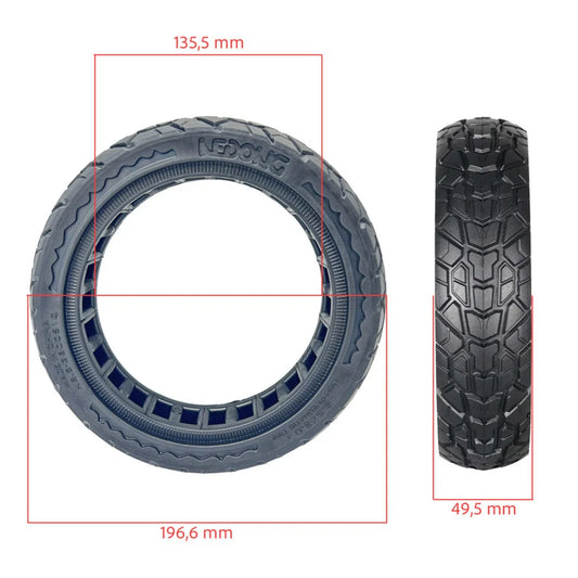 Solid tire 8.5×2 - ultra-light Nedong black all-terrain