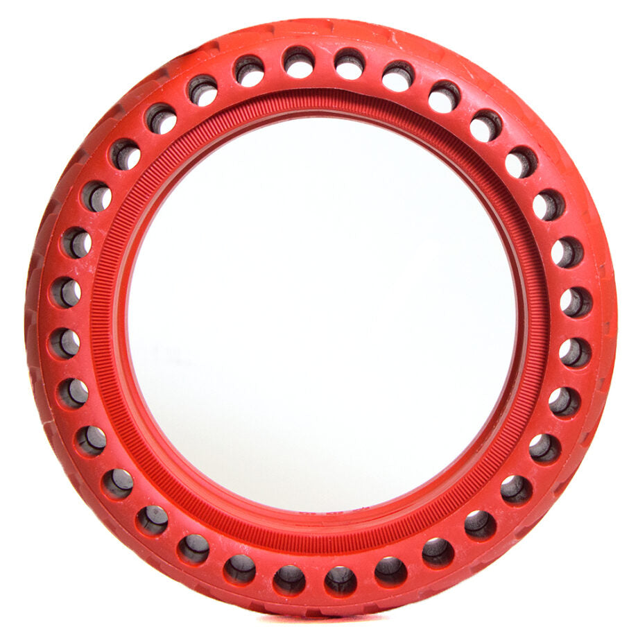 Pneu plein 8.5 x 2 perforée rouge Nedong