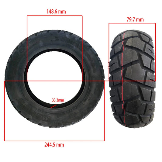 Pneu tout-terrain 10×3-6 (255×80) 80/65-6 Tubeless Tuovt