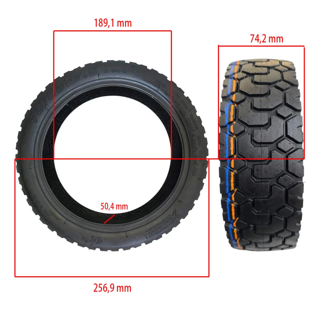 Xuancheng 70/60-7.5 Tubeless All-Terrain-Reifen mit pannensicherem Gel