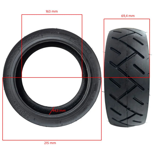 Xuancheng 250×64 tubeless tire with puncture-resistant gel