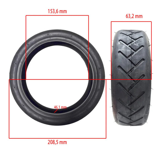 Roue 8.5x2-6.1 CST + Chambre à air