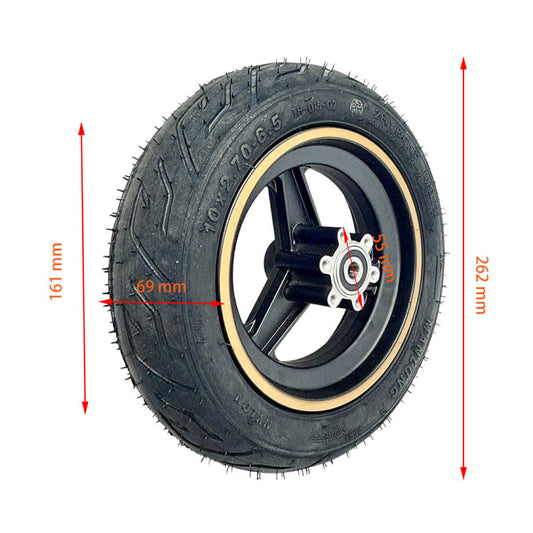 Roue avant pour Smartgyro jaune pneu inclus
