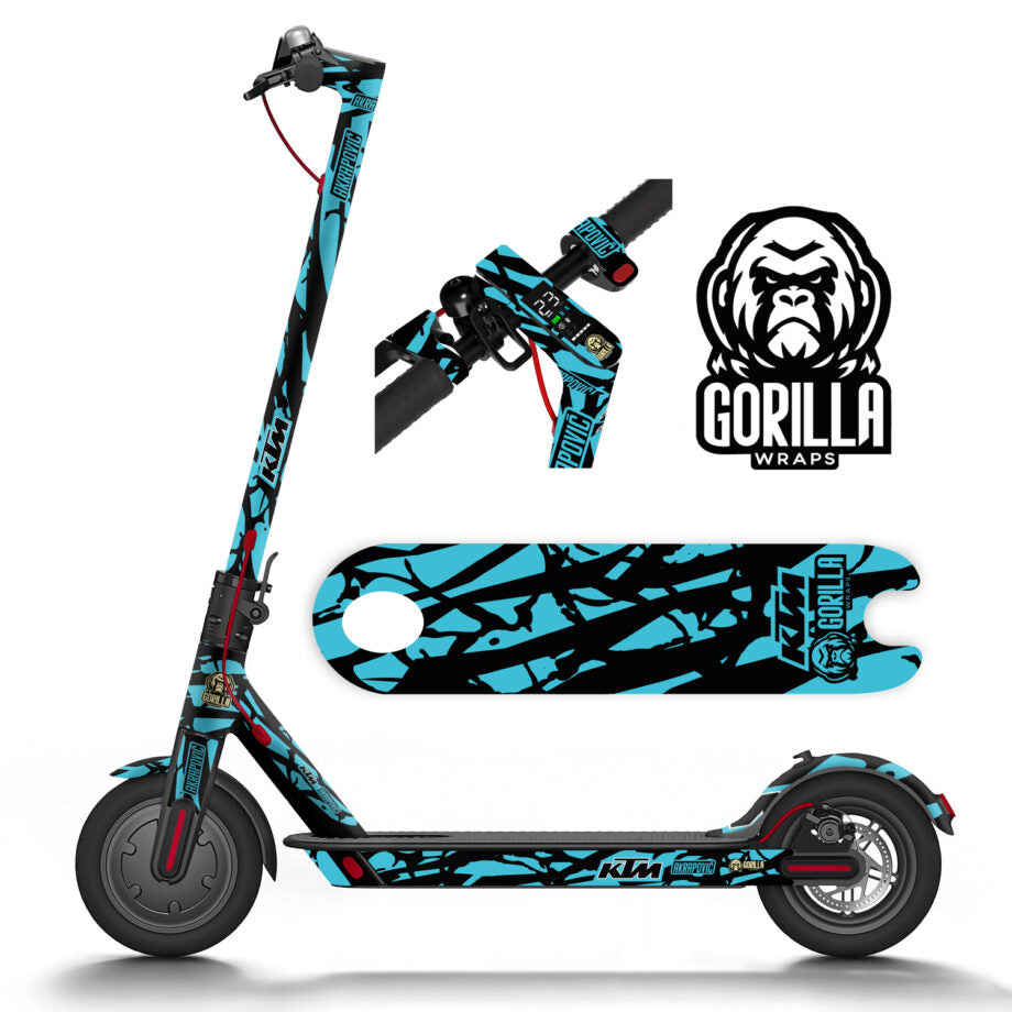 Vinyl for Xiaomi – + KTM anti-slip base – Turquoise blue – full