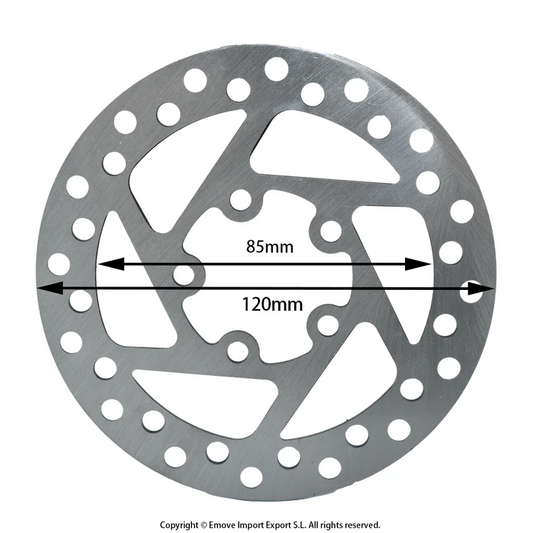 120-mm-Bremsscheibe mit 5 Löchern für Xiaomi-Roller