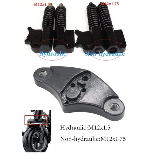 Plaque de fixation de base avec amortisseur hydraulique