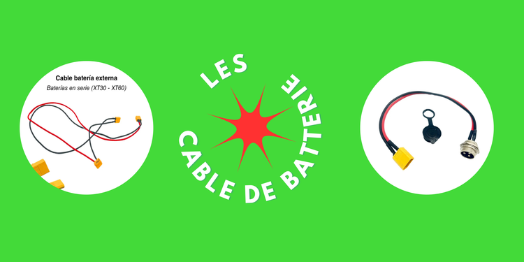 Câble de Batterie pour Trottinette Électrique