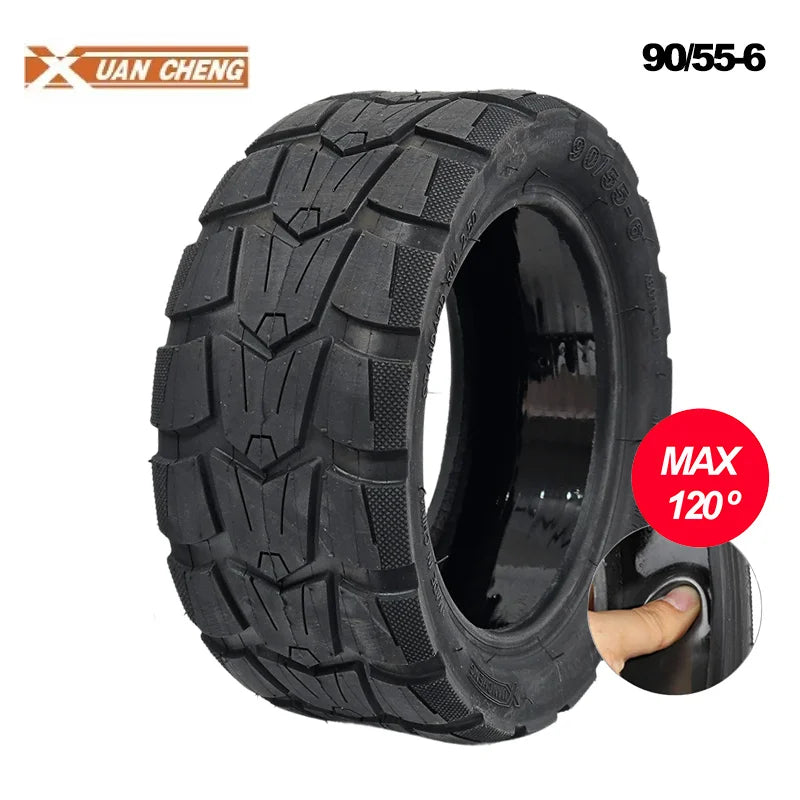 Pneu avec gel anti-crevaison 90/55-6 Pneu Semi-offroad Tubeless avec Gel