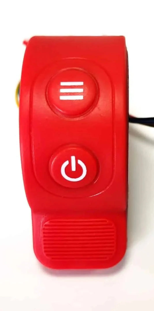 Red accelerator for Cecotec electric scooter