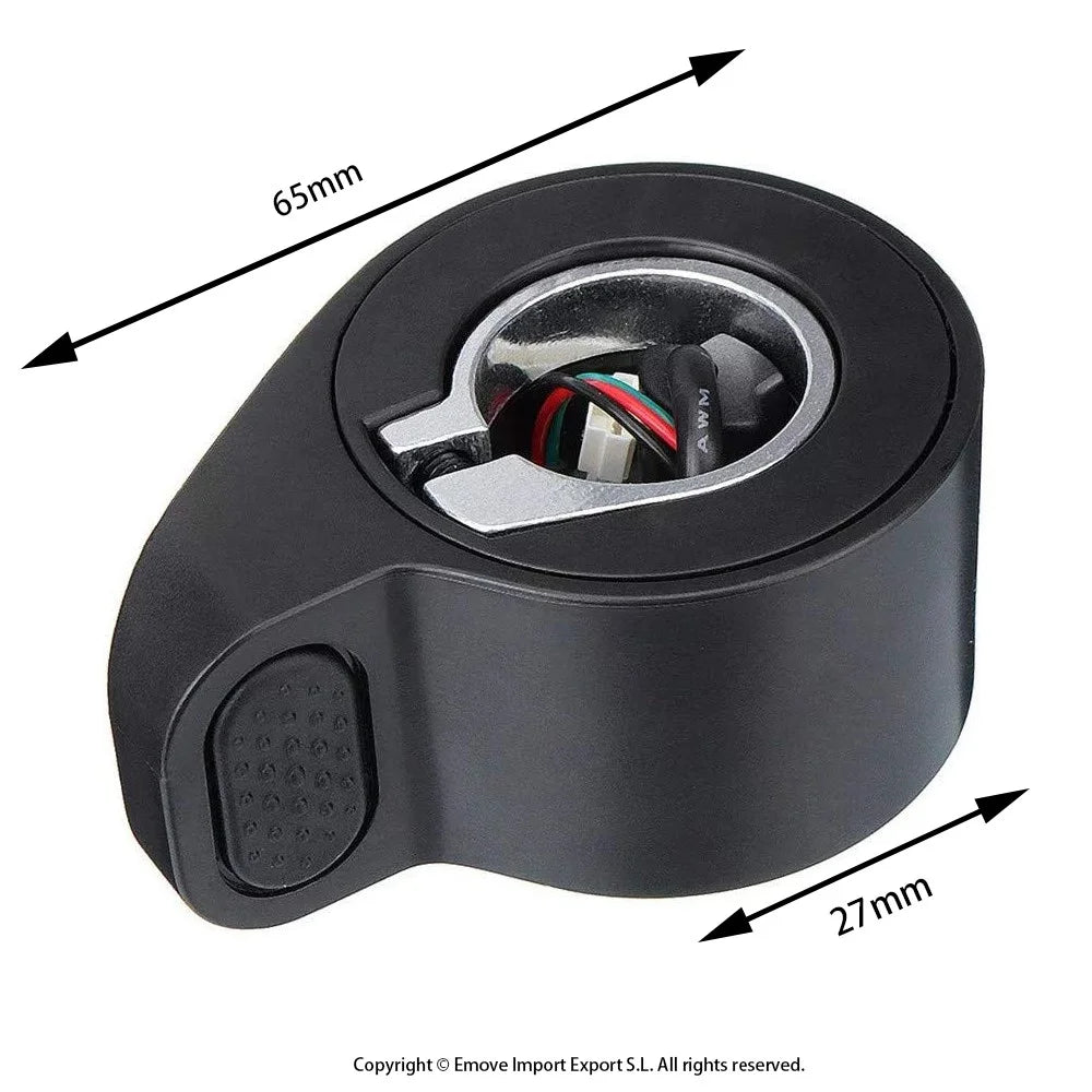 Schwarzer Gasgriff für Xiaomi-Roller