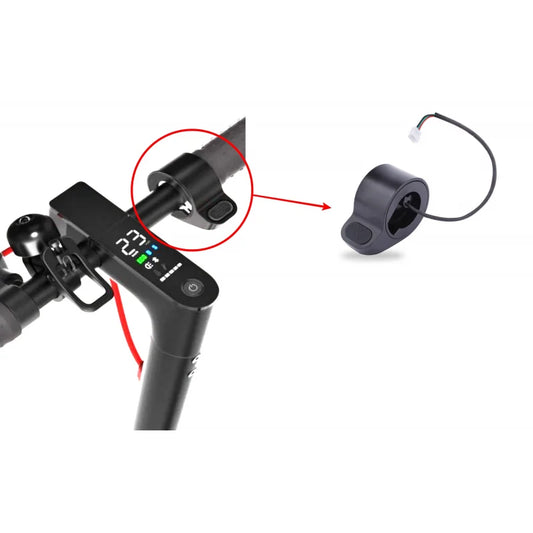 Accélérateur pour trottinette Xiaomi noir