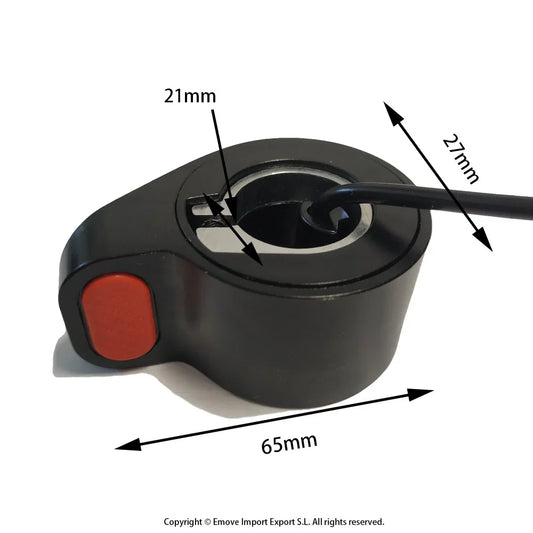 Accélérateur pour trottinette Xiaomi rouge