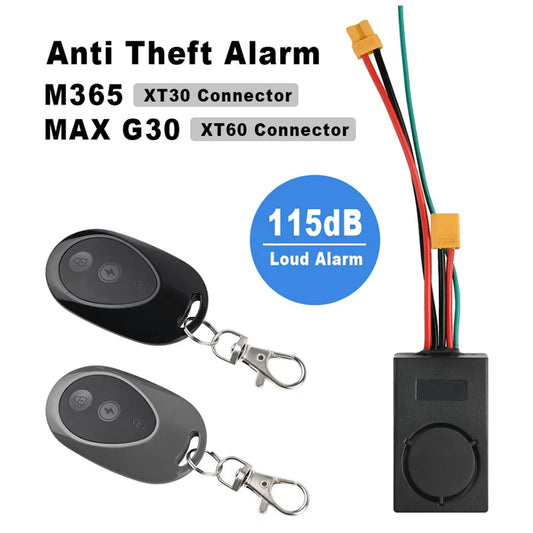 Alarm with remote control for XT60 Smartgyro electric scooter and electric vehicle 