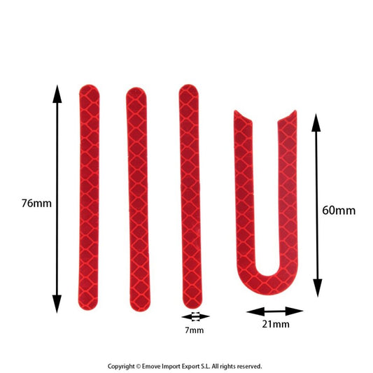 Reflective sticker kit for Xiaomi scooters