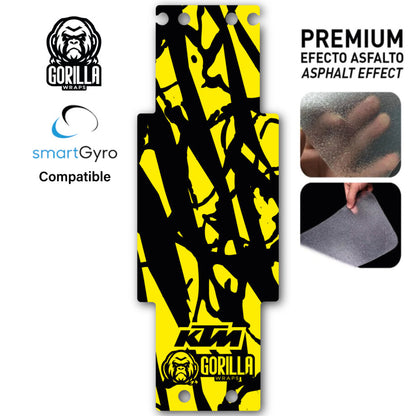 Base antidérapante  Gorilla KTM  Jaune pour trottinette SmartGyro