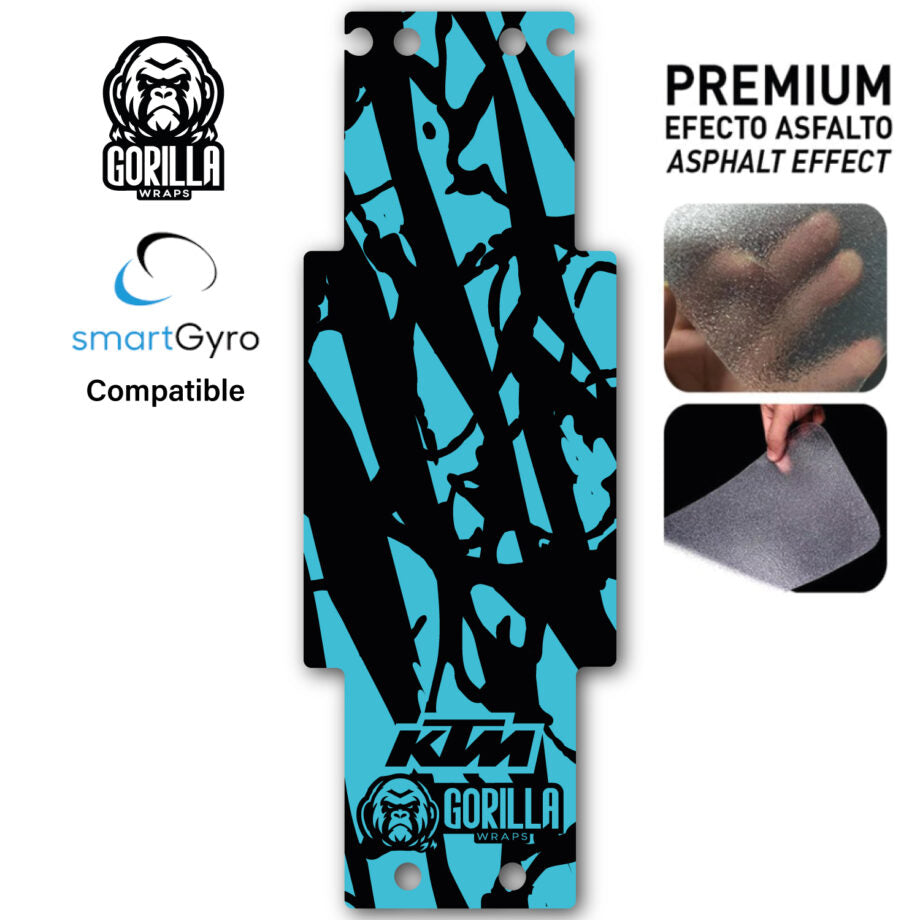 Base antidérapante Gorilla KTM Bleu pour trottinette SmartGyro