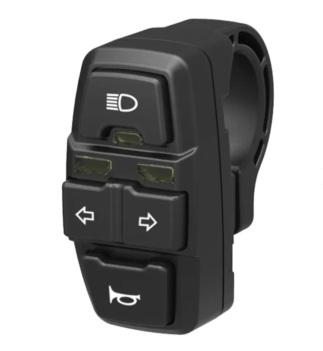 Bouton-poussoir BSK321 avec clignotants, éclairage et klaxon