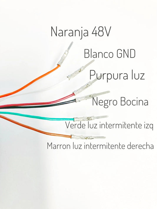 Bouton-poussoir BSK321 avec clignotants, éclairage et klaxon