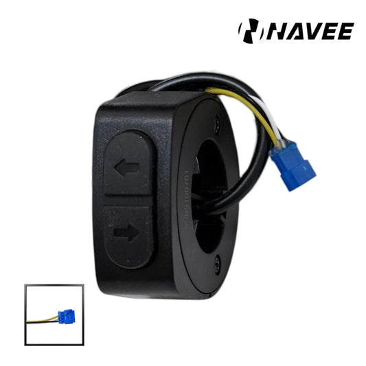 Bouton clignotant d'origine pour scooter NAVEE N65