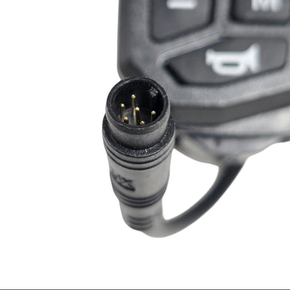 Dual Max 2 crossover control and lighting button