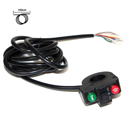 Boutons-poussoirs mécaniques avec klaxon lumineux clignotant