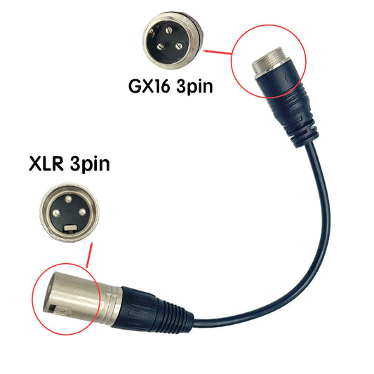 Câble convertisseur GX16 vers XLR 3 broches