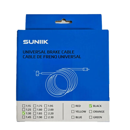 Generic brake cable, 1.3 meters, black