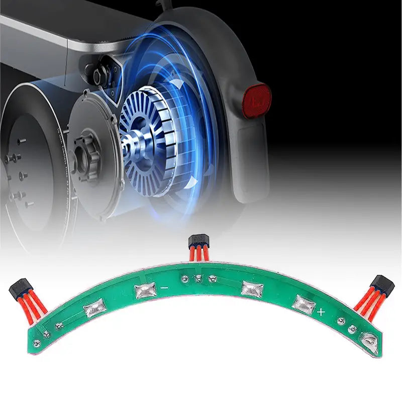 Hall effect sensor board for electric scooter