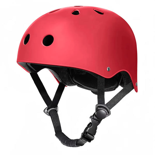 Adjustable red helmet - Size L