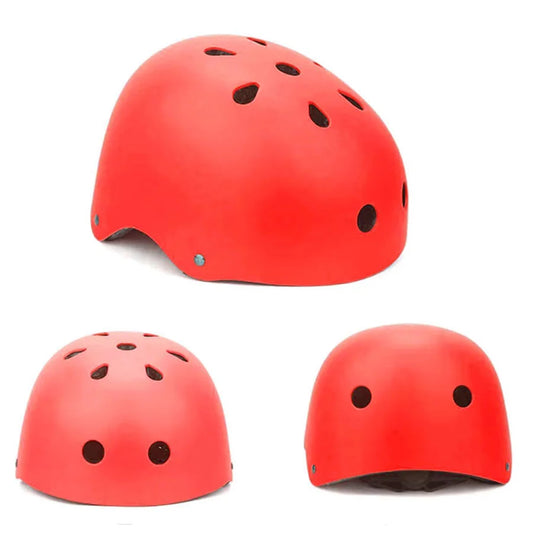 Adjustable red helmet - Size L