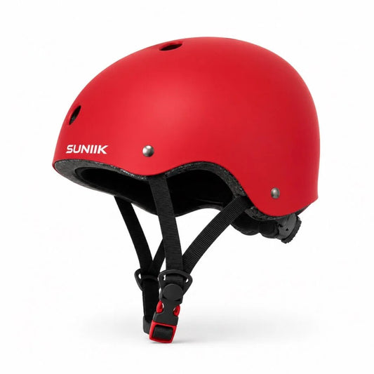 Casque urbain ajustable rouge, taille L