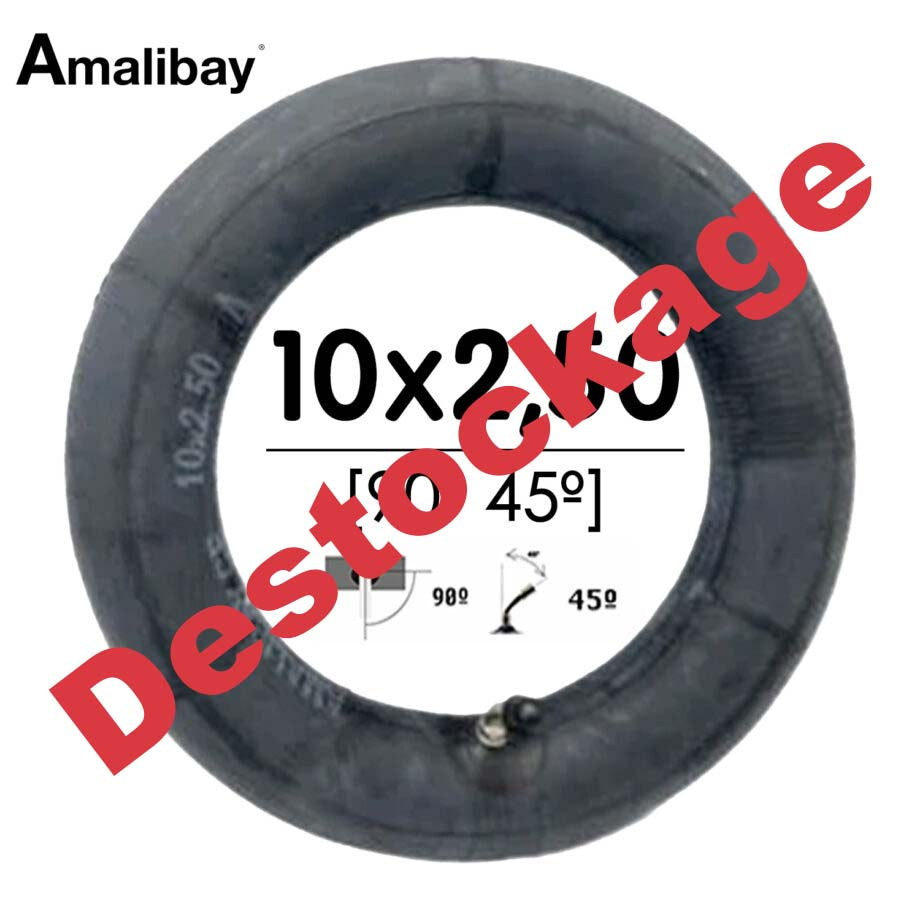Chambre à air 10 × 2,5 valve 90º 45º – Premium Amalibay