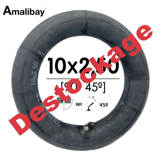 10 x 2.5 inner tube with 90° x 45° valve – Premium Amalibay