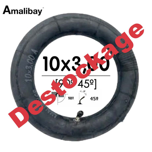 10×3 inner tube – 255×80 valve 45º 90º Amalibay