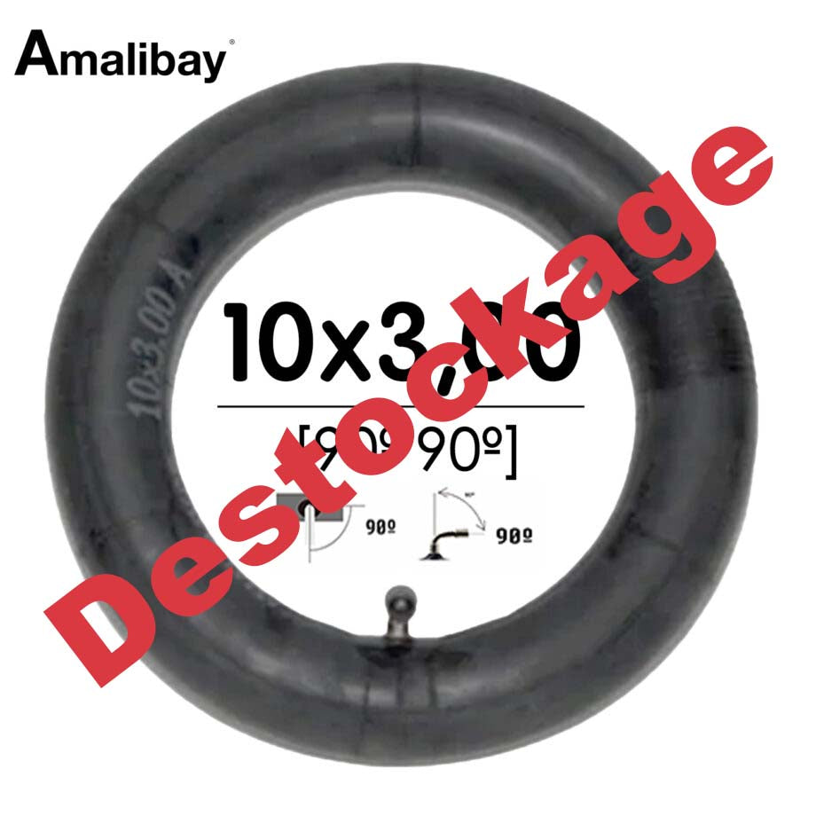 10×3 – 255×80 inner tube with 90º valve Amalibay