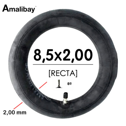 8.5x2 inner tube with right valve - Reinforced 120g Amalibay