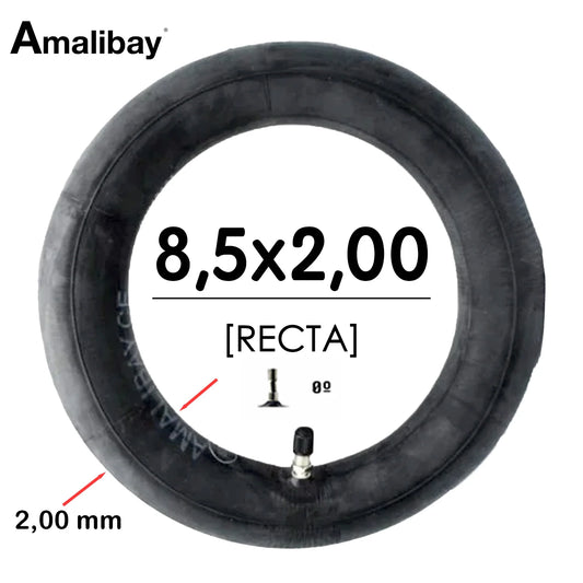 8.5x2 inner tube with right valve - Reinforced 120g Amalibay